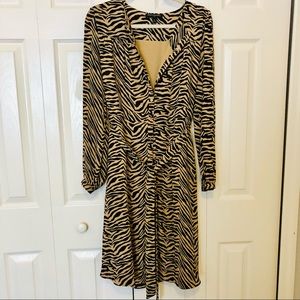 Banana Republic animal print dress size 10